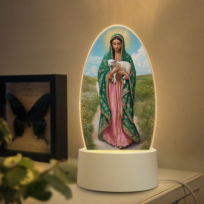 Christianartworkshop Multi-Style Elegant Virgin Mary Nightlight: Divine Grace & Home Elegance