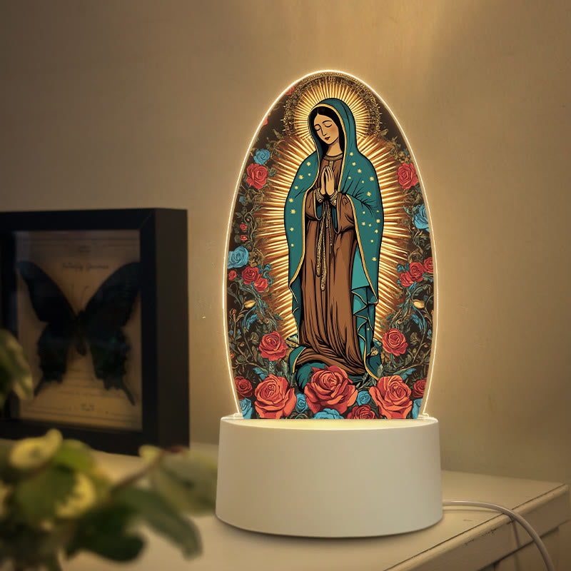 Christianartworkshop Artistic Virgin Devotion Nightlight: Diverse Styles & Sacred Meaning