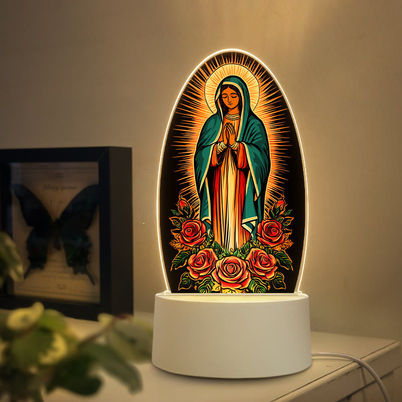 Christianartworkshop Artistic Virgin Devotion Nightlight: Diverse Styles & Sacred Meaning
