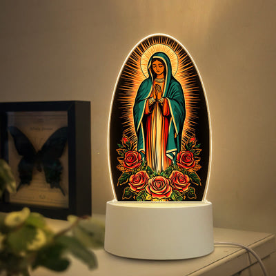 Christianartworkshop Artistic Virgin Devotion Nightlight: Diverse Styles & Sacred Meaning