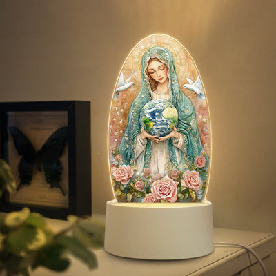Christianartworkshop Artistic Virgin Devotion Nightlight: Diverse Styles & Sacred Meaning