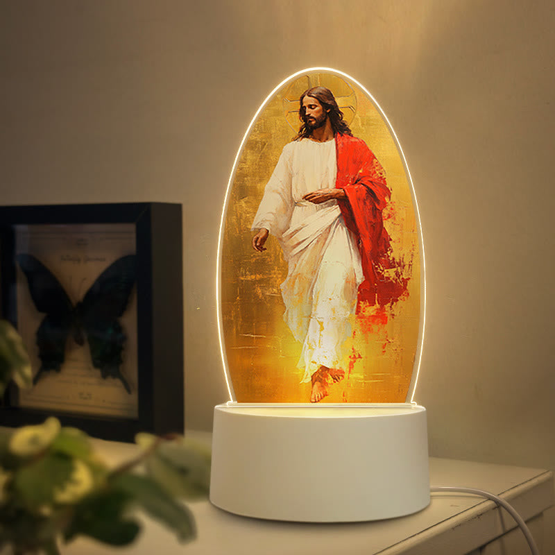 Christianartworkshop Diverse Jesus Imagery Nightlight: Faith Expression & Unique Gift