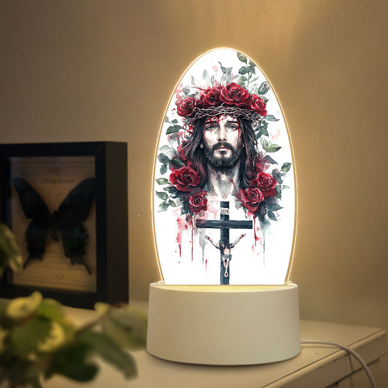 Christianartworkshop Diverse Jesus Imagery Nightlight: Faith Expression & Unique Gift