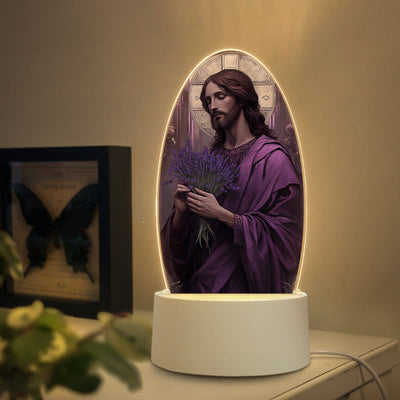 Christianartworkshop Diverse Jesus Imagery Nightlight: Faith Expression & Unique Gift