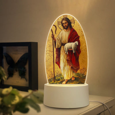 Christianartworkshop Diverse Jesus Imagery Nightlight: Faith Expression & Unique Gift
