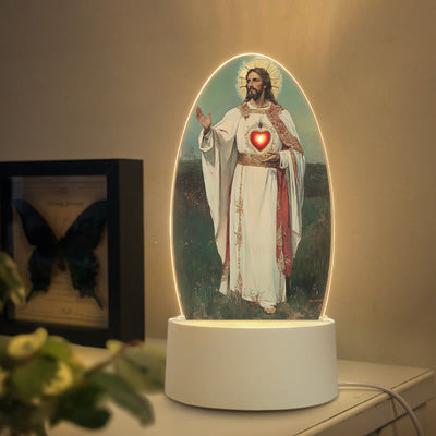 Christianartworkshop Diverse Jesus Imagery Nightlight: Faith Expression & Unique Gift