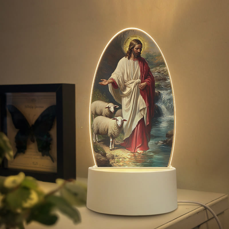 Christianartworkshop Diverse Jesus Imagery Nightlight: Faith Expression & Unique Gift