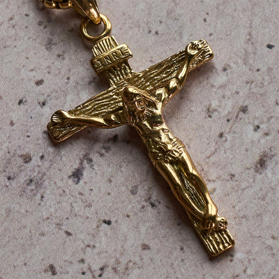 Christianartworkshop Jewelry Crucifix Pendant Charm Necklace