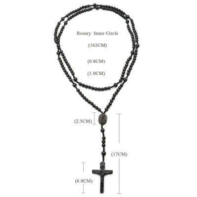 Christianartworkshop Olive Wood Beads Fifteen Decade Praying Rosary of the Blessed