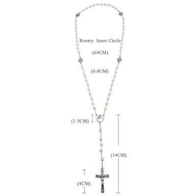Christianartworkshop The Four Temples Of Christ Mother-of-Pearl Rosary