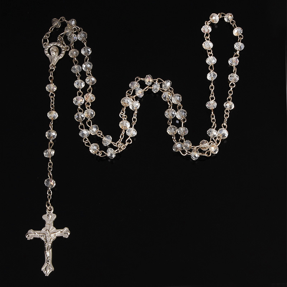 Christianartworkshop Classic Crystal Beads Rosary