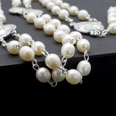 Christianartworkshop The Four Temples Of Christ Mother-of-Pearl Rosary