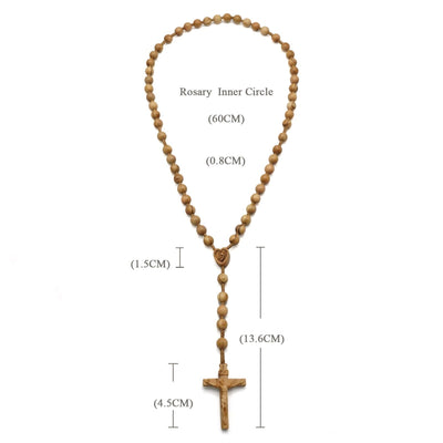 Christianartworkshop Handmade Olive Wood Quality Praying Rosary