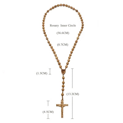 Christianartworkshop Handmade Olive Wood Quality Praying Rosary